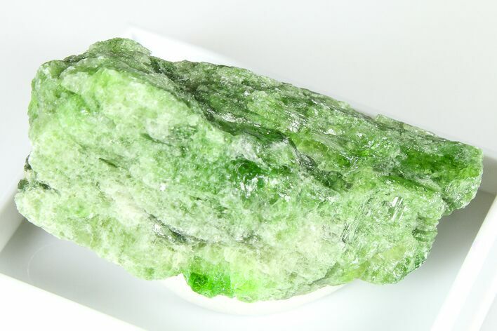 Lustrous Green Chrome Diopside - Minas Gerais, Brazil #379968